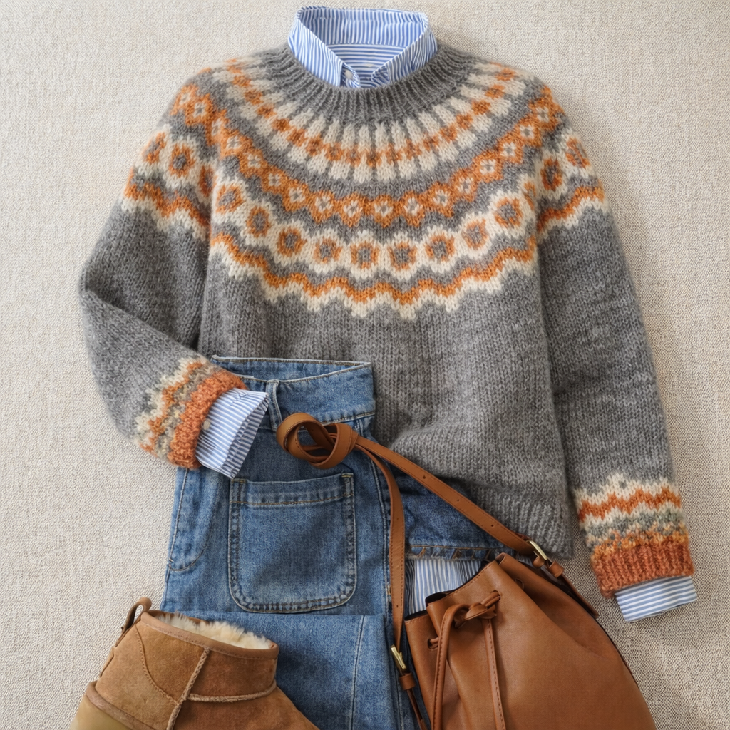 Sandi | Heritage Nordic Knit Sweater – Jack & Rose